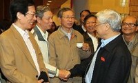 Nguyen Phu Trong rencontre des électeurs hanoiens